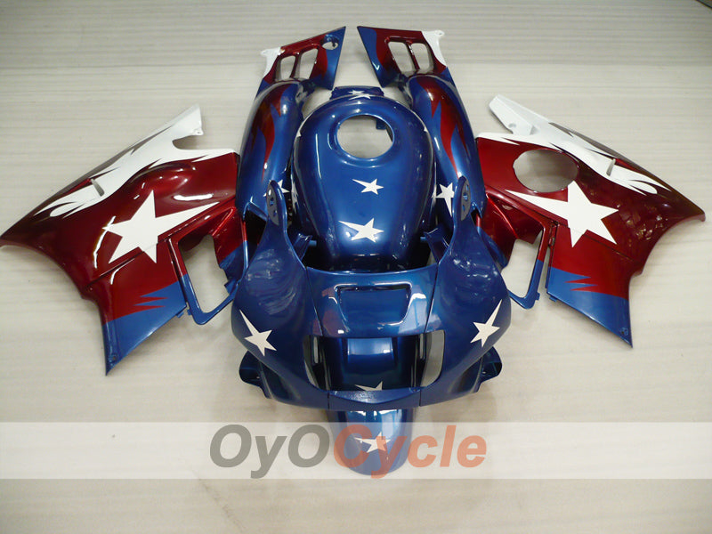 Fairing kit for 91-94 Honda CBR600 F2 - Red, Blue - Factory Style #OYO87903072 Secondary image