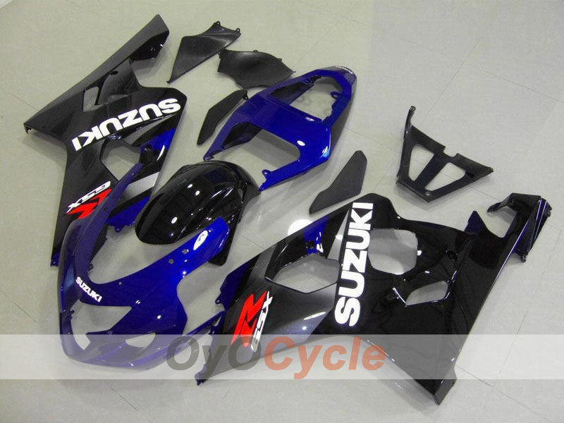 Injection Fairing kit for 04-05 GSXR600 - Blue, Black - Factory Style #OYO87901083 Main image