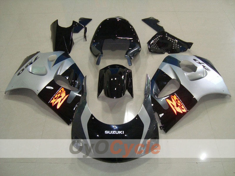 Fairing kit for 96-99 Suzuki GSXR750 - Black, Silver - Factory Style #OYO87903015 Main image