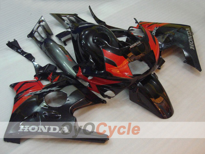 Fairing kit for 91-94 Honda CBR600 F2 - Red, Black - Factory Style #OYO87903067