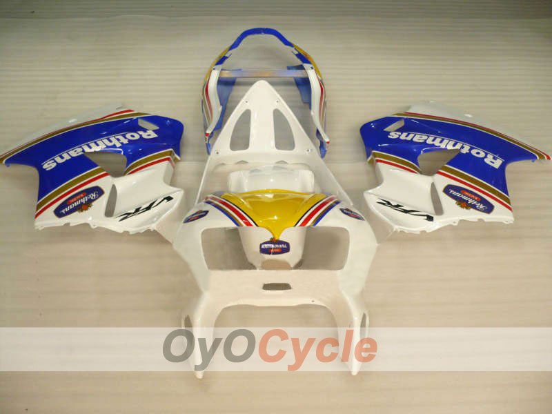 Fairing kit for 98-01 VFR800 - Blue, White - Rothmans #OYO87902942 Main image