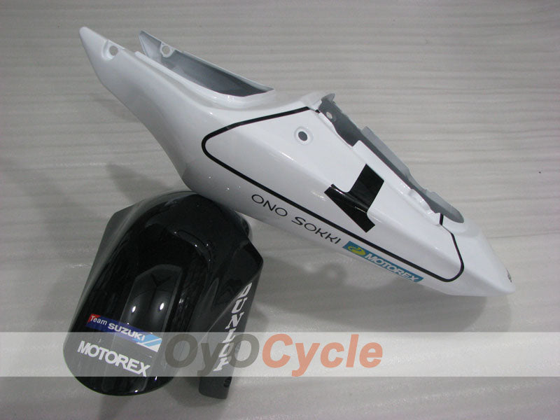Injection Fairing kit for 01-03 GSX R600 - Blue, White - DUNLOP #OYO87905081