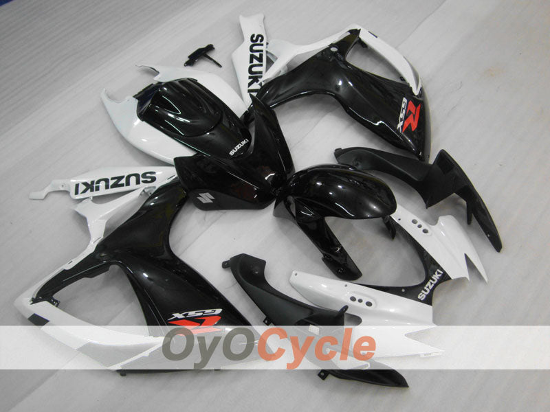 Injection Fairing kit for 06-07 GSX R600 - White, Black - Factory Style #OYO87901527 Secondary image