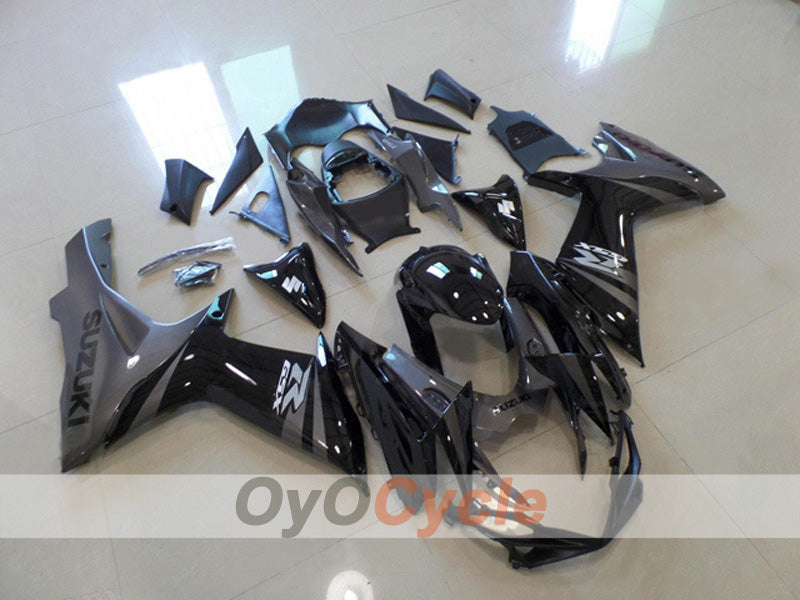 Injection Fairing kit for 11-26 GSX R600 - Black, Grey - Factory Style #OYO87903221
