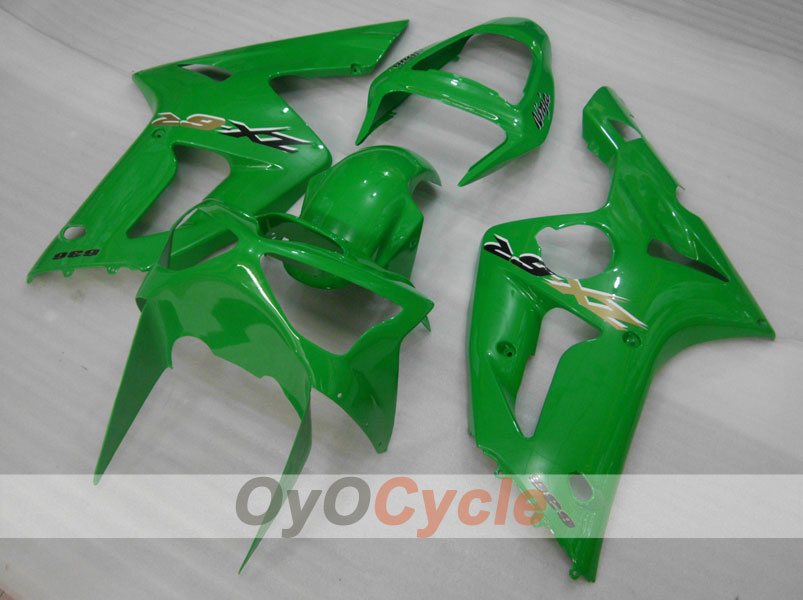 Injection Fairing kit for 03-04 NINJA ZX-6R - Green - Factory Style #OYO87901771 Secondary image