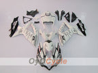 Injection Fairing kit for 08-10 GSX R600 - White, Black - Corona, MOTUL #OYO87901607