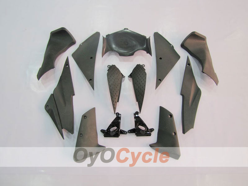 Injection Fairing kit for 05-06 NINJA ZX-6R - White, Black - West #OYO87901894 Secondary image
