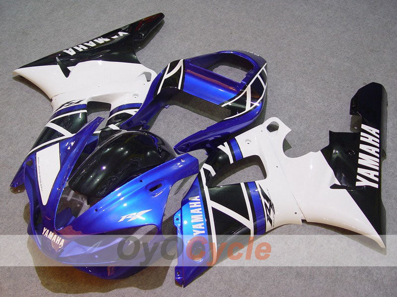 Injection Fairing kit for 00-01 YZF-R1 - Blue, Black - Factory Style #OYO87900781 Main image