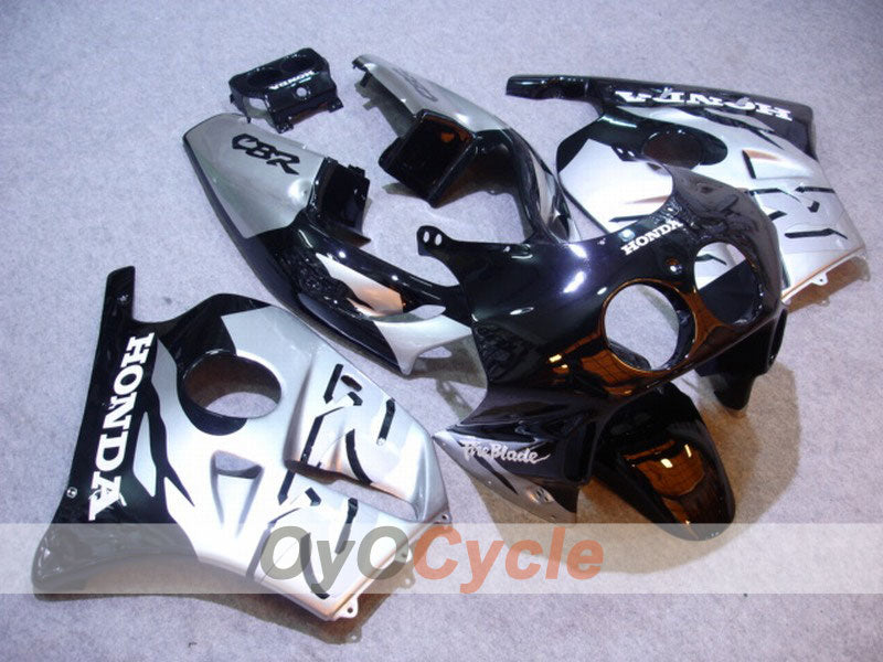 Injection Fairing kit for 90-94 CBR250RR - Black, Silver - Fireblade #OYO87902925 Main image