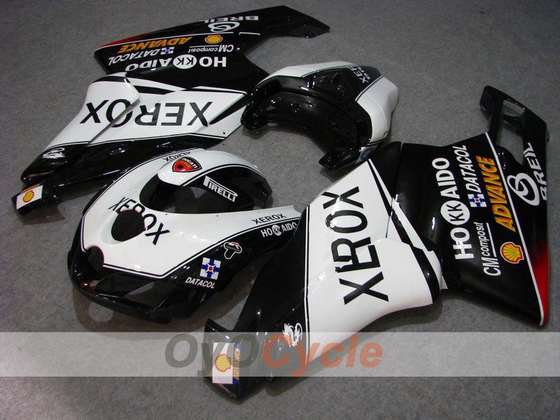 Injection Fairing kit for 05-06 Ducati 999 - White, Black - Xerox #OYO87902387 Main image