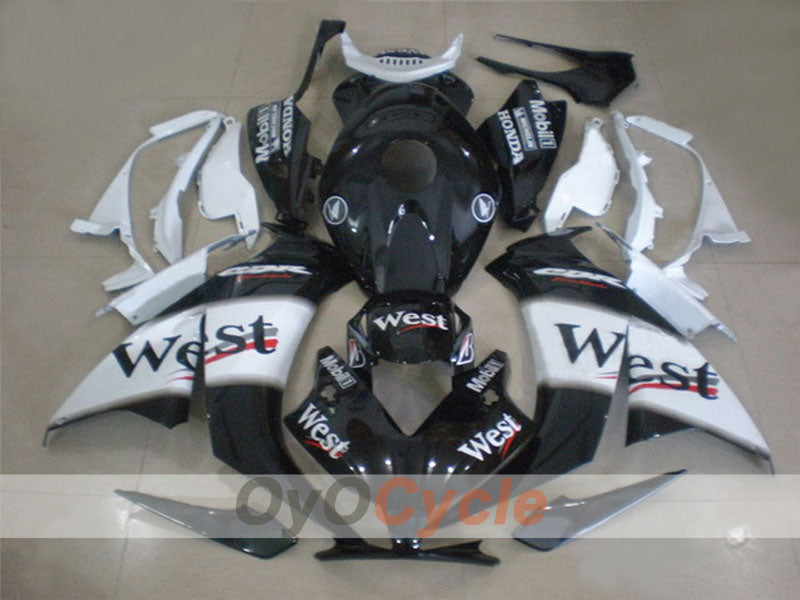 Injection Fairing kit for 12-16 CBR1000RR - White, Black - West #OYO87903329 Main image