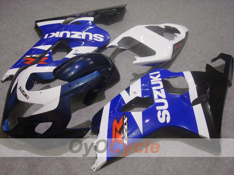 Injection Fairing kit for 04-05 GSXR600 - Blue, White - Factory Style #OYO87901364