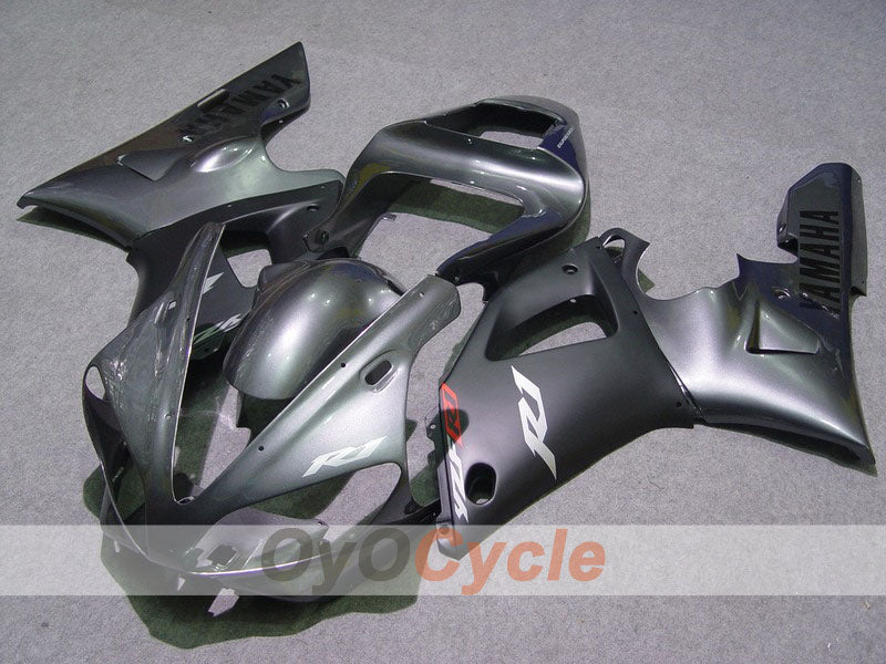 Injection Fairing kit for 00-01 YZF-R1 - Black, Silver, Matte - Factory Style #OYO87900783