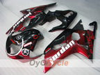 Injection Fairing kit for 00-03 GSX R750 - Red, Black - MOTUL #OYO87905160