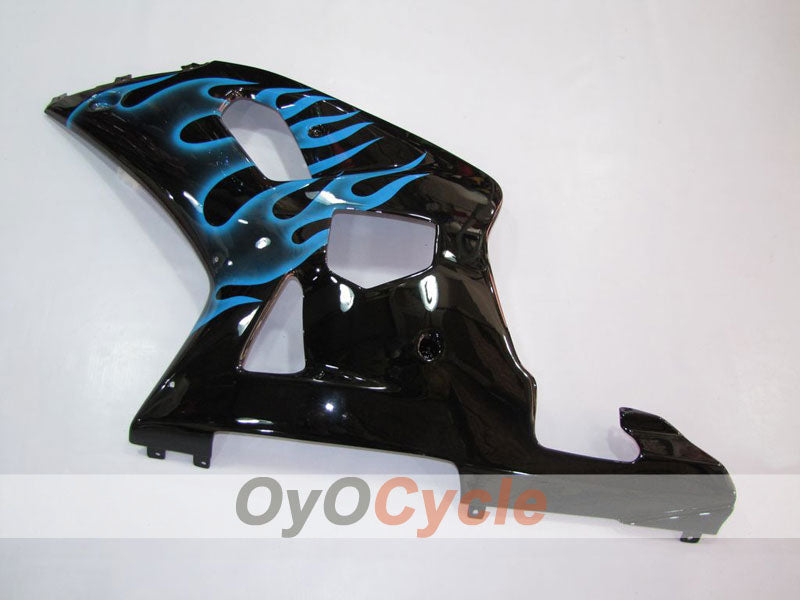 Injection Fairing kit for 00-03 GSX R750 - Blue, Black - Flame #OYO87901046