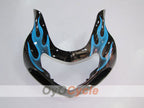 Injection Fairing kit for 00-03 GSX R750 - Blue, Black - Flame #OYO87901046