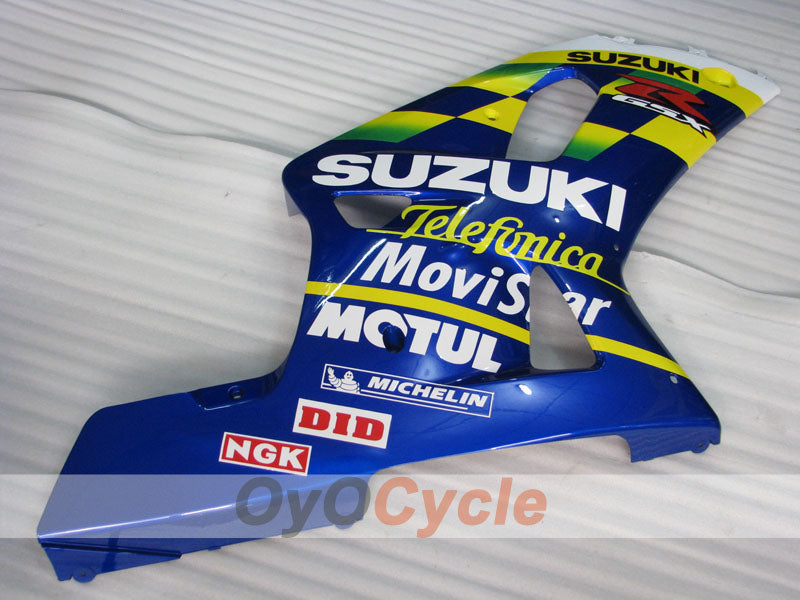 Injection Fairing kit for 00-02 GSX R1000 - Blue - MOTUL #OYO87905184