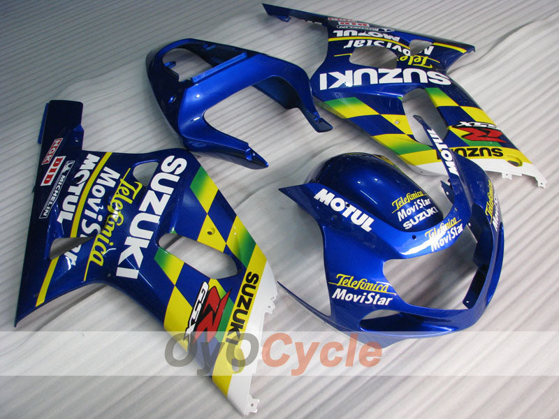 Injection Fairing kit for 00-02 GSX R1000 - Blue - MOTUL #OYO87905184