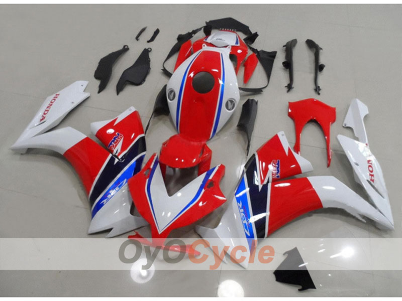 Injection Fairing kit for 12-16 CBR1000RR - Red, White - Factory Style #OYO87903332 Main image
