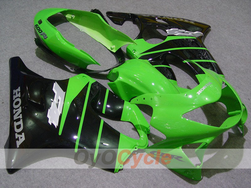 Injection Fairing kit for 99-00 CBR600F4 - Green, Black - Factory Style #OYO87900128 Main image