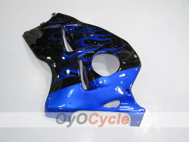 Injection Fairing kit for 99-07 GSXR1300 Hayabusa - Blue, Black - Flame #OYO87902879 Secondary image