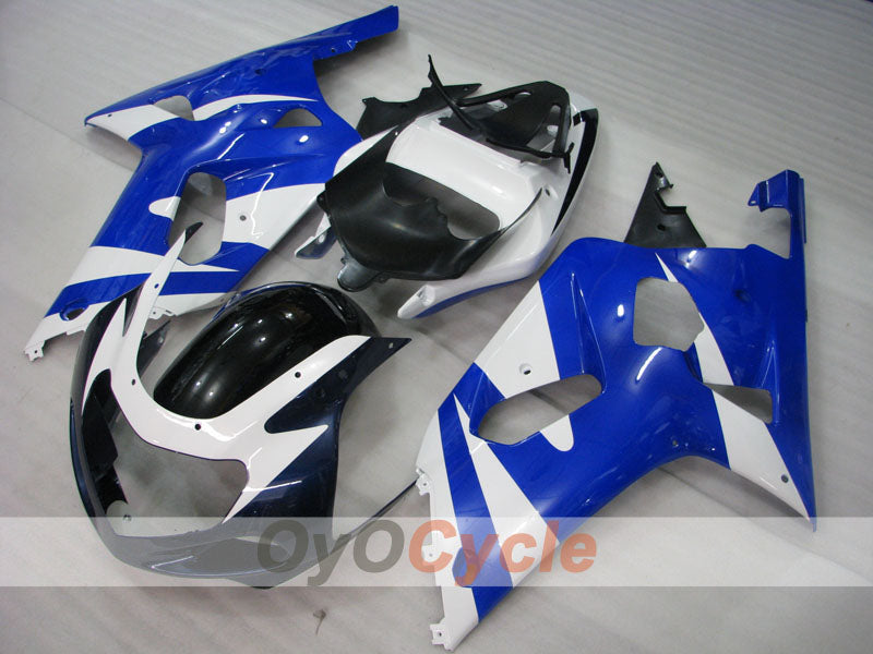 Injection Fairing kit for 00-02 GSX R1000 - Blue, White, Black - Factory Style #OYO87905197 Main image