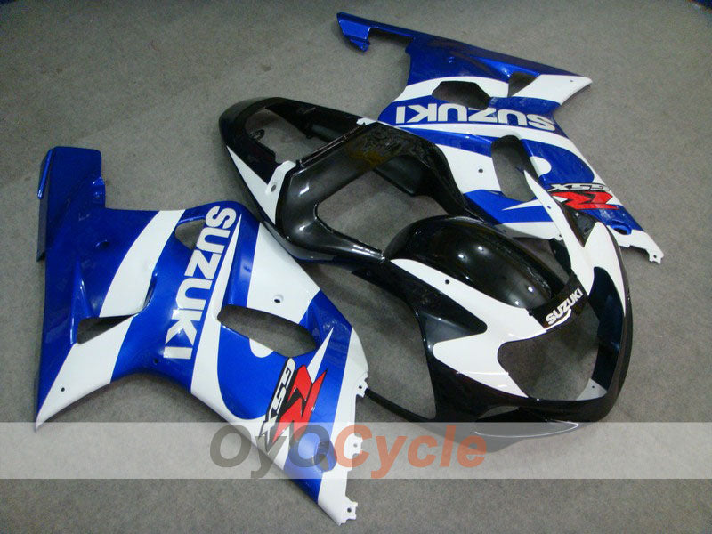 Injection Fairing kit for 00-02 GSX R1000 - Blue, Black - Factory Style #OYO87901780 Main image
