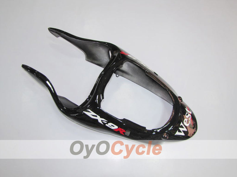 Fairing kit for 98-99 NINJA ZX-9R - White, Black - West #OYO87903022 Secondary image