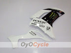 Injection Fairing kit for 07-08 NINJA ZX-6R - White, Black - Monster #OYO87901947