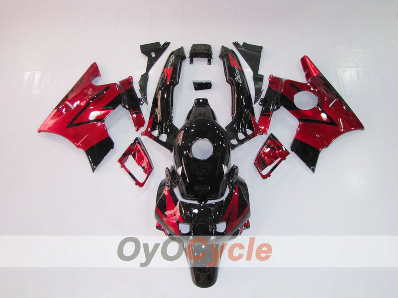 Fairing kit for 91-94 Honda CBR600 F2 - Red, Black - Factory Style #OYO87903058
