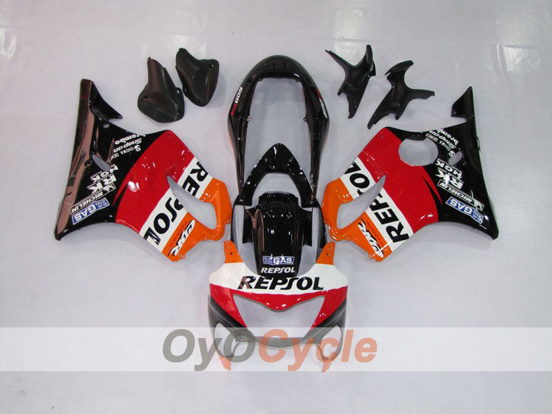 Injection Fairing kit for 99-00 CBR600F4 - Red, Black - MICHELIN, Repsol #OYO87900142 Secondary image