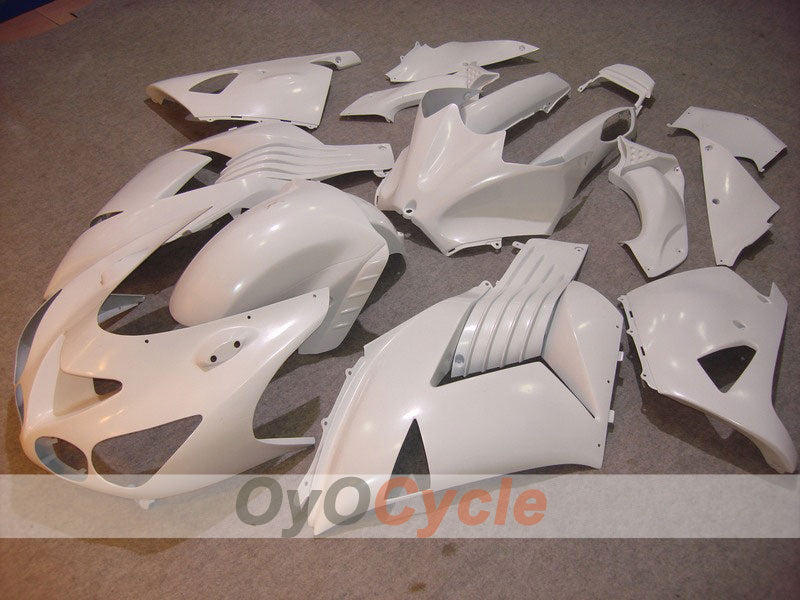 Injection Fairing kit for 06-11 NINJA ZX-14R - White - Factory Style #OYO87901992 Main image