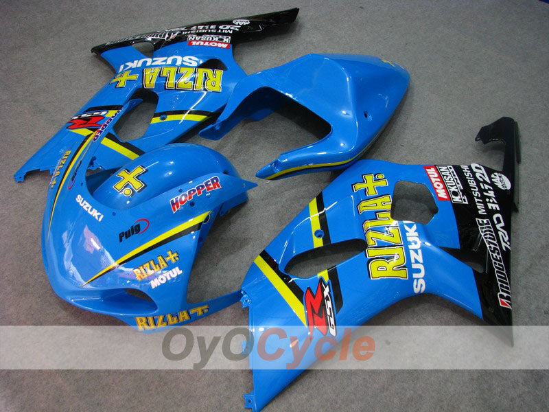Injection Fairing kit for 00-03 GSX R750 - Blue, Black - Rizla+ #OYO87901145 Main image