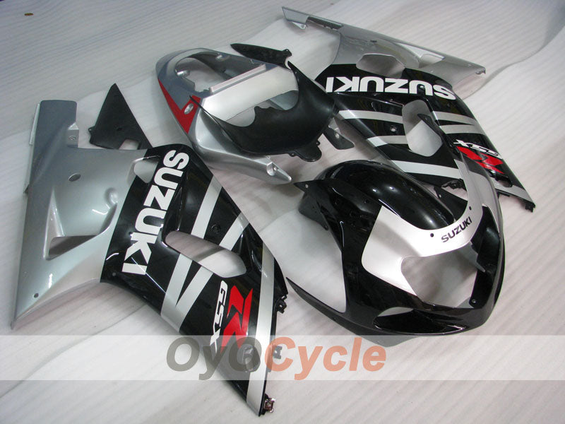 Injection Fairing kit for 00-03 GSX R750 - Black, Grey - Factory Style #OYO87901129
