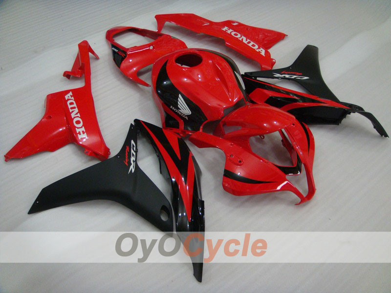 Injection Fairing kit for 07-08 CBR600RR - Red, Black - Factory Style #OYO87900405