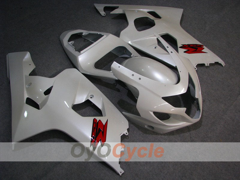 Injection Fairing kit for 04-05 GSX R750 - White - Factory Style #OYO87901224 Main image