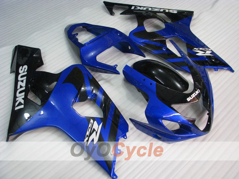 Injection Fairing kit for 04-05 GSXR600 - Blue, Black - Factory Style #OYO87901403 Main image