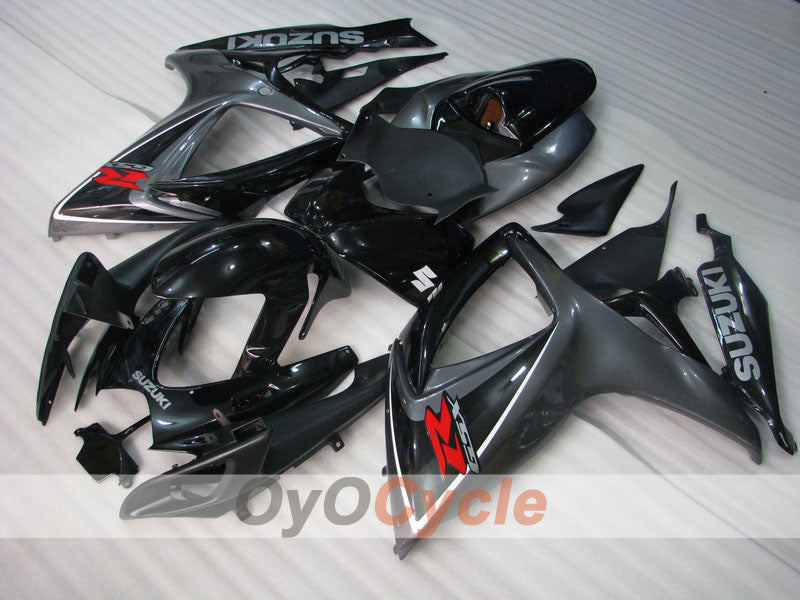 Injection Fairing kit for 06-07 GSX R600 - Black, Grey - Factory Style #OYO87901580