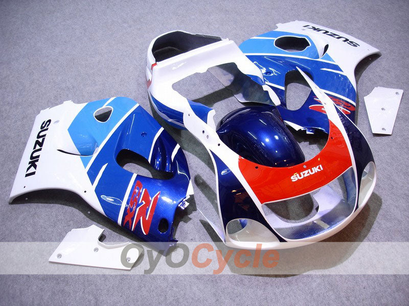 Fairing kit for 96-99 Suzuki GSXR750 - Blue, White - Factory Style #OYO87903002 Main image