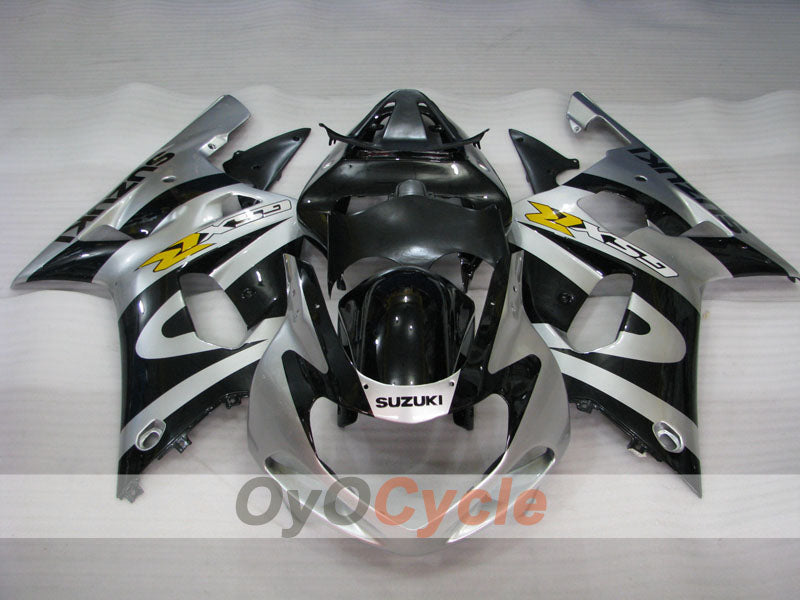 Injection Fairing kit for 00-03 GSX R750 - Black, Grey - Factory Style #OYO87901119 Secondary image