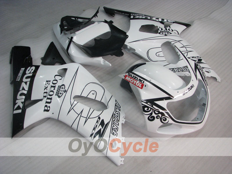 Injection Fairing kit for 00-02 GSX R1000 - White - Corona #OYO87905225 Main image