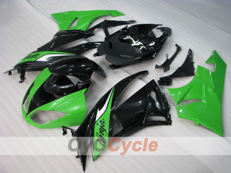 Injection Fairing kit for 09-12 NINJA ZX-6R - Green, Black - Factory Style #OYO87901984 Main image