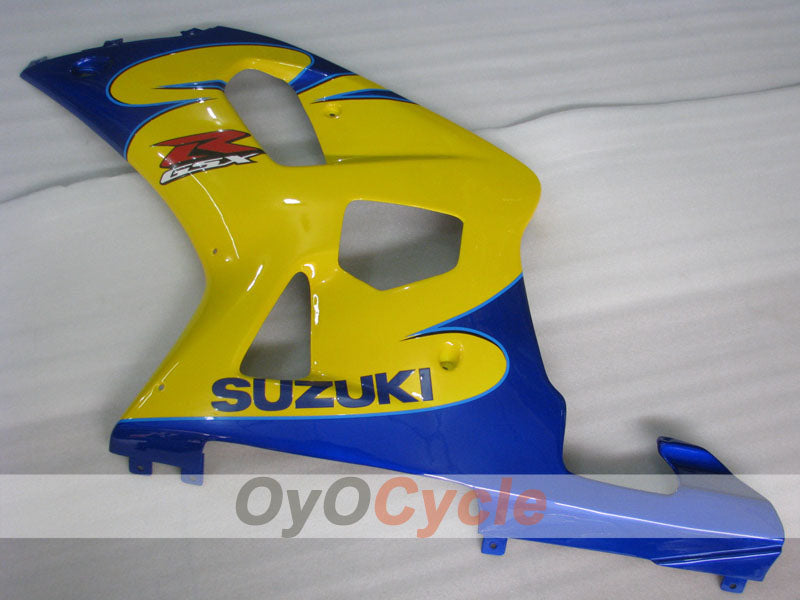 Injection Fairing kit for 00-03 GSX R750 - Yellow, Blue - Factory Style #OYO87905147