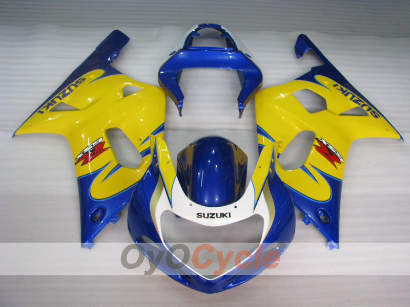 Injection Fairing kit for 00-03 GSX R750 - Yellow, Blue - Factory Style #OYO87905147
