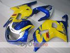 Injection Fairing kit for 00-03 GSX R750 - Yellow, Blue - Factory Style #OYO87905147