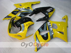 Injection Fairing kit for 00-03 GSX R750 - Yellow, Black - Factory Style #OYO87905148
