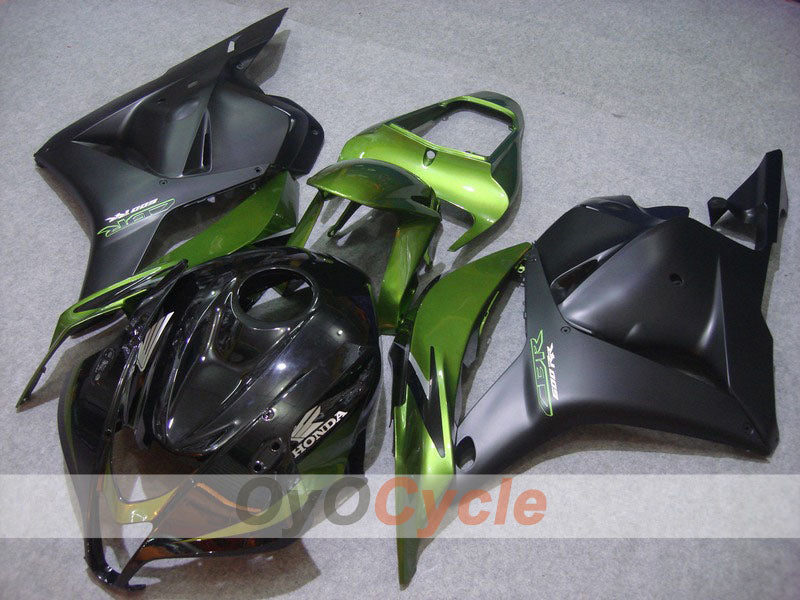 Injection Fairing kit for 09-12 CBR600RR - Green, Black, Matte - Factory Style #OYO87900453