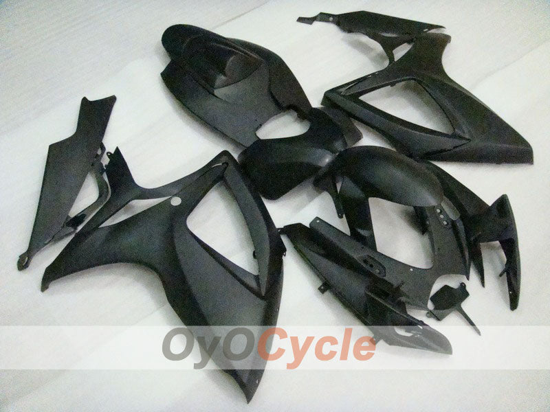 Injection Fairing kit for 06-07 GSX R750 - Black, Matte - Factory Style #OYO87901282 Main image