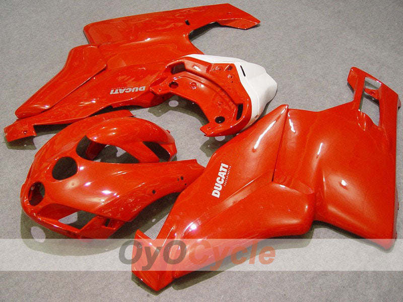 Injection Fairing kit for 05-06 Ducati 999 - Red, White - Factory Style #OYO87902370