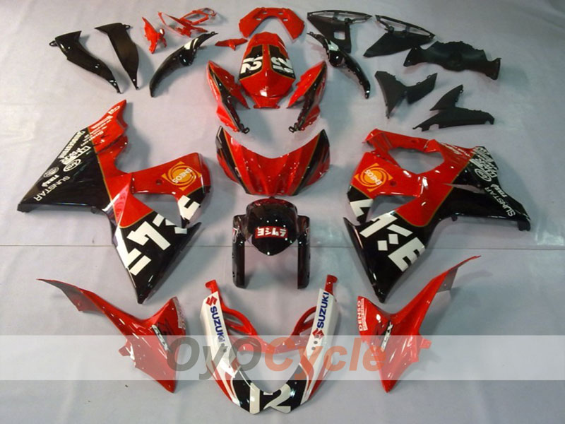 Injection Fairing kit for 09-16 GSX R1000 - Red, Black - Factory Style #OYO87902869 Secondary image